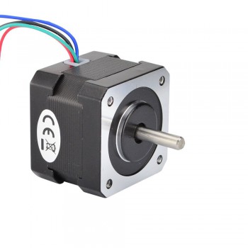 Nema 17 Bipolar Stepper Motor 12V 1.8 Degree 26Ncm (36.8oz.in) 0.4A 42x42x34mm 4 Wires