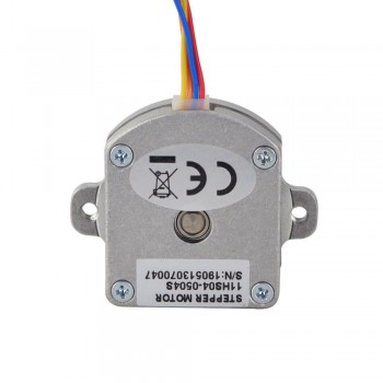 Pancake Nema 11 Stepper Motor Bipolar 1.8 Degree 1Ncm (1.4164oz.in) 0.5A 28x28x9.5mm 4 Wires