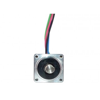 Mini Dual Shaft Nema 6 Stepper Motor Bipolar 1.8 Degree 0.58Ncm (0.82oz.in) 0.3A 14x14x30mm 4 Wires