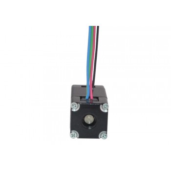 Miniature Nema 6 Stepper Motor Bipolar 1.8 Degree 0.58Ncm (0.82oz.in) 0.3A 14x14x30mm 4 Wires