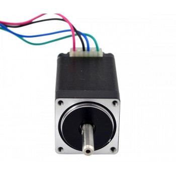 Dual Shaft Nema 11 Stepper Motor Bipolar 1.8 Degree 12Ncm (17.04oz.in) 0.67A 6.2V 28x28x51mm 4 Wires