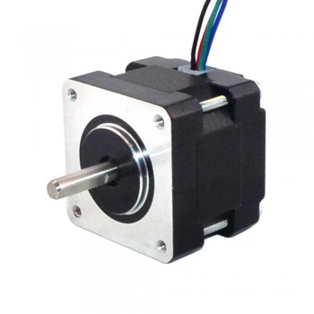 Nema 16 Bipolar Stepper Motor 1.8 Degree 18Ncm (25.5oz.in) 0.65A 39x39x34mm 4 Wires