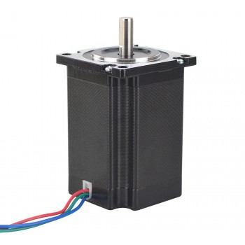 P Series Nema 23 57 x 57 mm 1.2 Deg 3-Phase Stepper Motor 5.5A 1.8Nm(254.95oz.in) D-Cut Shaft 3 Wires