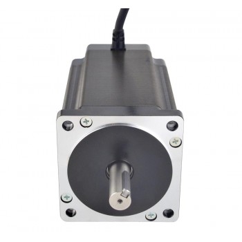 E Series Nema 34 Stepper Motor High Torque Bipolar 1.8 Degree 12.0 Nm(1699.68oz.in) 2 Phase 6.0A 4 Wires Keyway Shaft