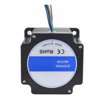 Nema 34 Stepper Motor Bipolar 1.8 Degree 4.5 Nm(637.38oz.in) 6.0A  2 Phase 4 Wires Keyway Shaft