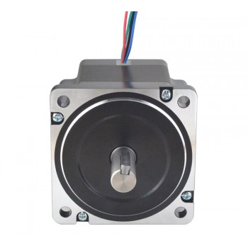 Nema 34 Stepper Motor Bipolar 1.8 Degree 4.5 Nm(637.38oz.in) 6.0A  2 Phase 4 Wires Keyway Shaft