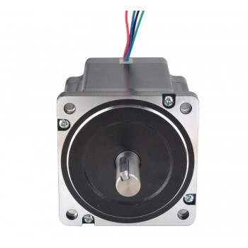 Nema 34 High Torque Stepper Motor Bipolar 1.8 Degree 7.2 Nm(1019.81oz.in) 6.0A 2 Phase 4 Wires Keyway Shaft