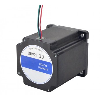 Nema 34 High Torque Stepper Motor Bipolar 1.8 Degree 7.2 Nm(1019.81oz.in) 6.0A 2 Phase 4 Wires Keyway Shaft