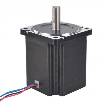 Nema 34 High Torque Stepper Motor Bipolar 1.8 Degree 7.2 Nm(1019.81oz.in) 6.0A 2 Phase 4 Wires Keyway Shaft