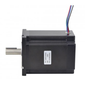 Nema 34 Stepper Motor High Torque Bipolar 1.8 Degree 8.2 Nm(1161.45oz.in) 6.0A 2 Phase 4 Wires Keyway Shaft