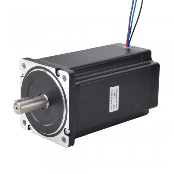 Nema 34 Stepper Motor Bipolar 1.8 Degree 12 Nm(1700oz.in) 2 Phase 6.0A 86x86x150.6mm 4 Wires