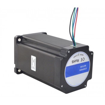 Nema 34 Stepper Motor Bipolar 1.8 Degree 12 Nm(1700oz.in) 2 Phase 6.0A 86x86x150.6mm 4 Wires