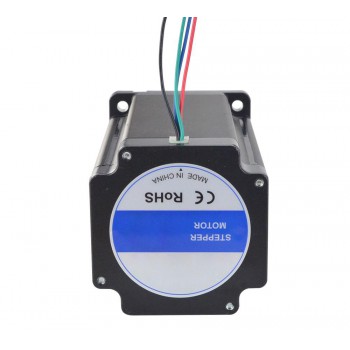 Nema 34 Stepper Motor Bipolar 1.8 Degree 12 Nm(1700oz.in) 2 Phase 6.0A 86x86x150.6mm 4 Wires