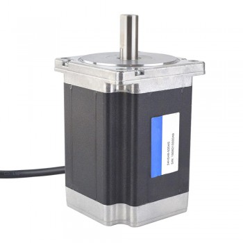 Nema 34 CNC Stepper Motor 1.8 Deg 8.5Nm (1203.94oz.in) 4 Wires High Torque Stepping Motor D-Cut Shaft