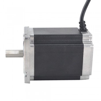 Nema 34 CNC Stepper Motor 1.8 Deg 8.5Nm (1203.94oz.in) 4 Wires High Torque Stepping Motor D-Cut Shaft