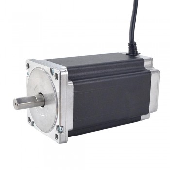 Nema 34 High Torque Bipolar CNC Stepper Motor 1.8 Deg 12.0Nm (1699.68oz.in) 86x86x150.5mm 5.2 A 4 Wires