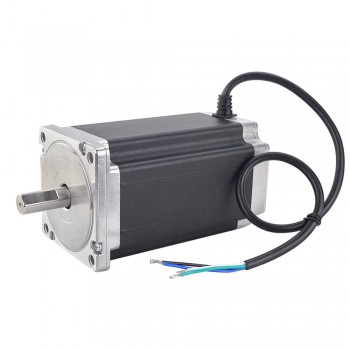 Nema 34 High Torque Bipolar CNC Stepper Motor 1.8 Deg 12.0Nm (1699.68oz.in) 86x86x150.5mm 5.2 A 4 Wires