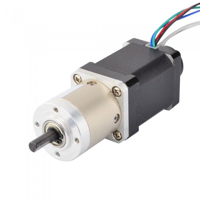 Nema 14 Closed-loop Geared Stepper L=52mm 1.8 Deg 1.5A 4.2V 3 Phase with 14:1 Planetary Gearbox Encoder 300CPR