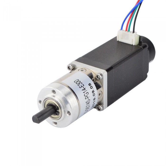 Nema 11 Closed-loop Geared Stepper 1.8 Deg L=51mm 0.14Nm 0.67A 8.04V with14:1 Planetary Gearbox & Encoder 300CPR