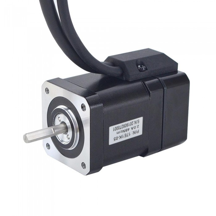 Nema 17 Closed Loop Stepper Motor P Series 1.8 Deg 48Ncm 2.0 Ain withEncoder 1000CPR 2 Phase