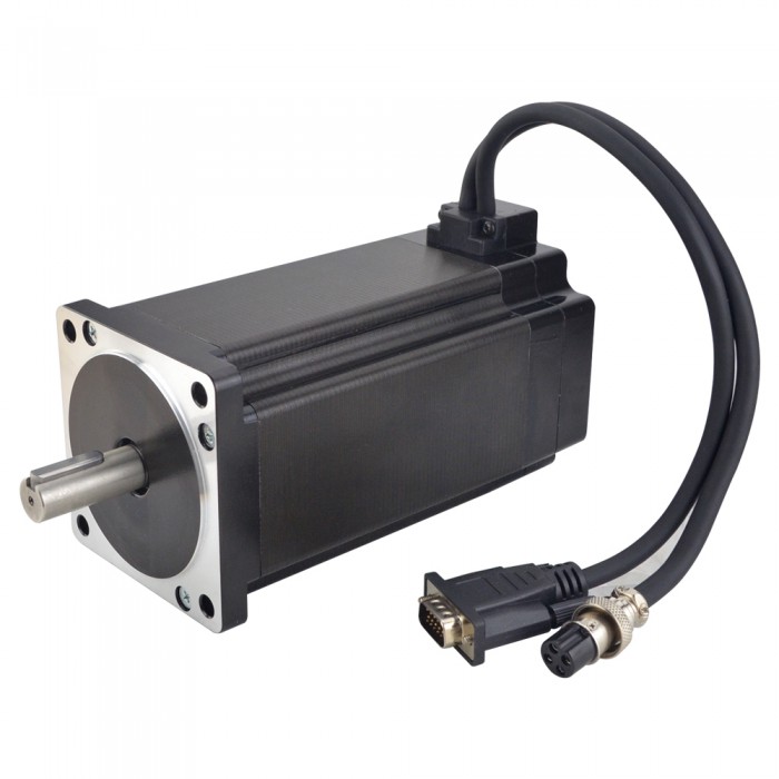 E Series High Torque Nema 34 Closed Loop Stepper Motor 1.8 Deg 12.0Nm with Encoder 1000CPR 