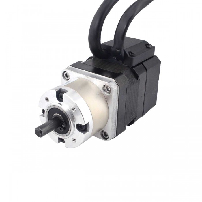 Nema 17 Closed-loop Geared Stepper Bipolar L=34mm 1.8 Deg 0.22Nm 0.40A 12V with 5:1 Encoder 1000CPR