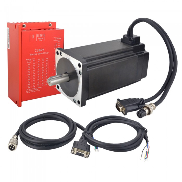 1 Axis Closed Loop Stepper Motor CNC Kit YE Series 12.0 Nm(1699.68oz.in) Nema 34 Motor & Driver