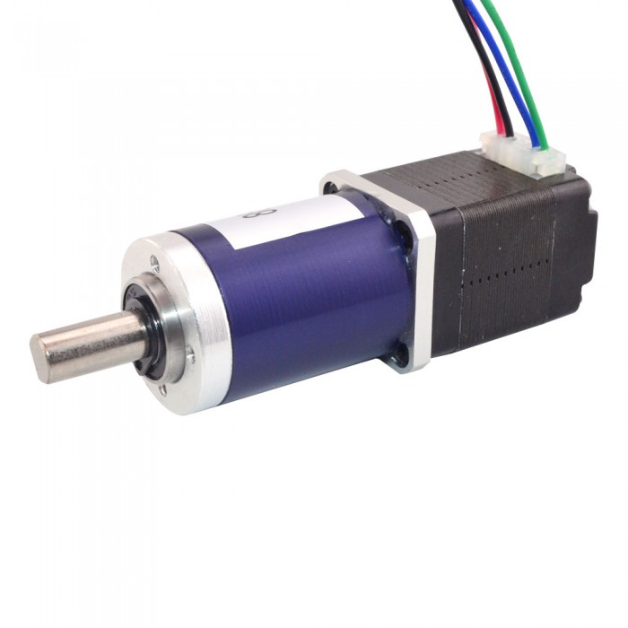 Nema 8 Geared Step Motor Bipolar L=38mm 1.8 Deg 1.6Ncm 0.2A with 90:1 Planetary Gearbox