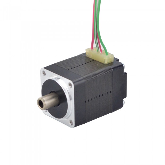 Nema 8 Hollow Shaft Stepper Motor Bipolar 1.8 Degree 1.5Ncm (2.12oz.in) 0.49A 20x20x27mm Dual Shaft 