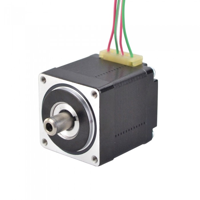 Nema 11 Hollow Dual Shaft Stepper Motor Bipolar 1.8 Deg 6Ncm (8.5oz.in) 1.0A 4 Wires