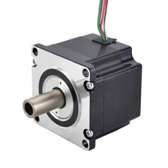 Nema 23 Hollow Shaft Stepper Motor Bipolar 1.8 Deg 0.78 Nm(110.5oz.in) 2.0A Dual Shaft 