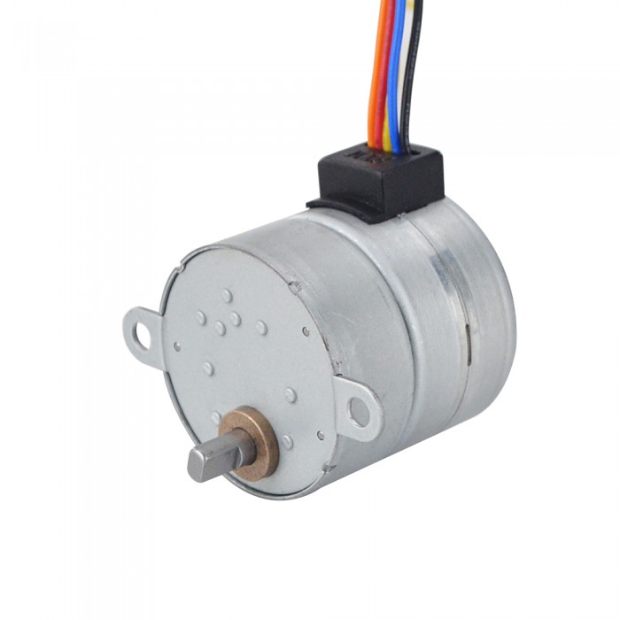  PM Gear Stepper Motor 4 Phase 0.125 Deg 0.4A 117.6 Ncm with 60:1 Spur gearbox Φ35x35.2mm