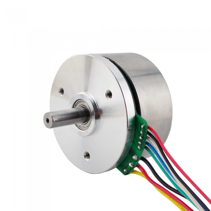  Brushless DC External Rotor Motor 24V 3740RPM 0.284Nm 100W 5.3A Ф61.2x34mm