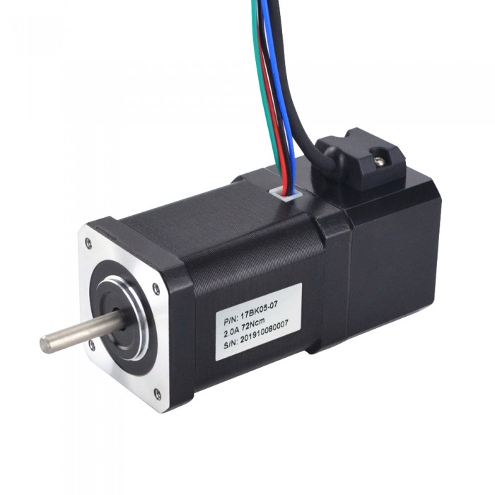 P Series Nema 17 Stepper Motor 1.8 Deg 72Ncm/101.98oz.in 2 Phase 2.0 A with Electromagnetic Brake