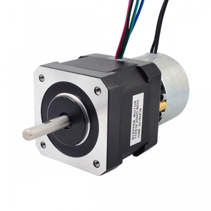 Nema 17 Stepper Motor Bipolar 1.8 Deg 0.65Nm(92oz.in) 2A 2.20V with Non-excited Brake