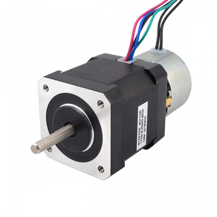 Nema 17 Stepper Motor Bipolar 1.8 Deg 0.65Nm(92oz.in) 2A 2.80V with Non-excited Brake