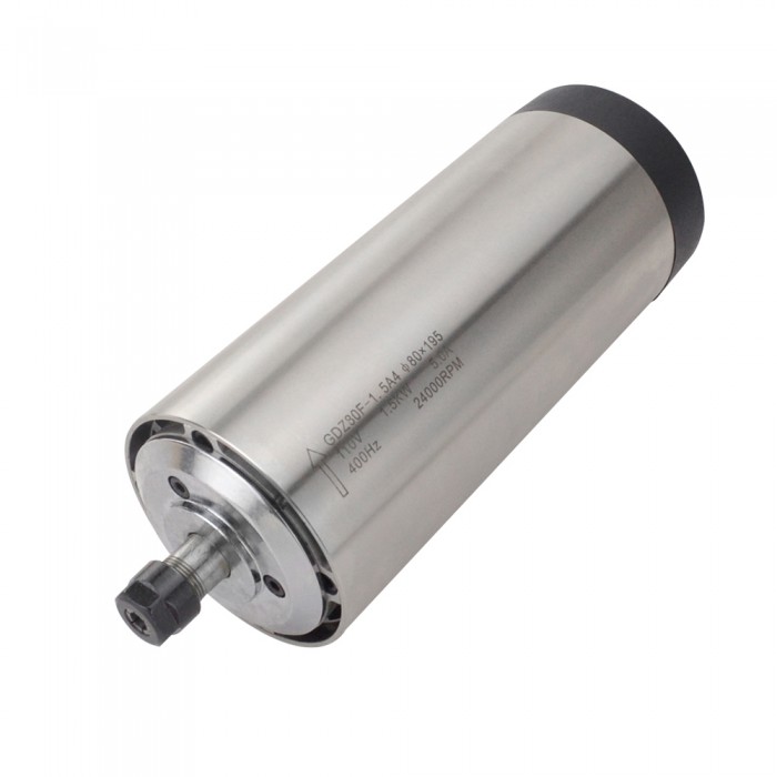 1.5KW Air Cooled Spindle Motor110V 24000RPM 400Hz ER11 Collet VFD CNC Spindle Motor