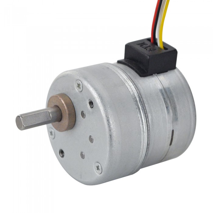 PM Stepper motor Φ35x36.2mm 2 Phase 0.694 Deg 0.24A 69.58Ncm with 10.8:1 Spur gearbox