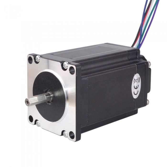 Nema 23 Integrated Stepper Motor with Driver 1.8 Deg 190 Ncm(269oz.in) 2.8A 12-38VDC ISD04