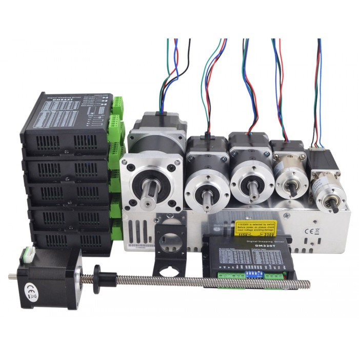 AR3 Open Source Robot Kit - Stepper Motor, Driver & Power Supply 