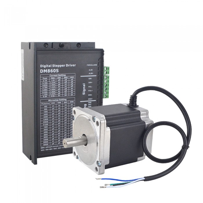 1 Axis Stepper CNC Kit 6.0Nm (849.84oz.in) Nema 34 Stepper Motor & Digital Stepper Driver