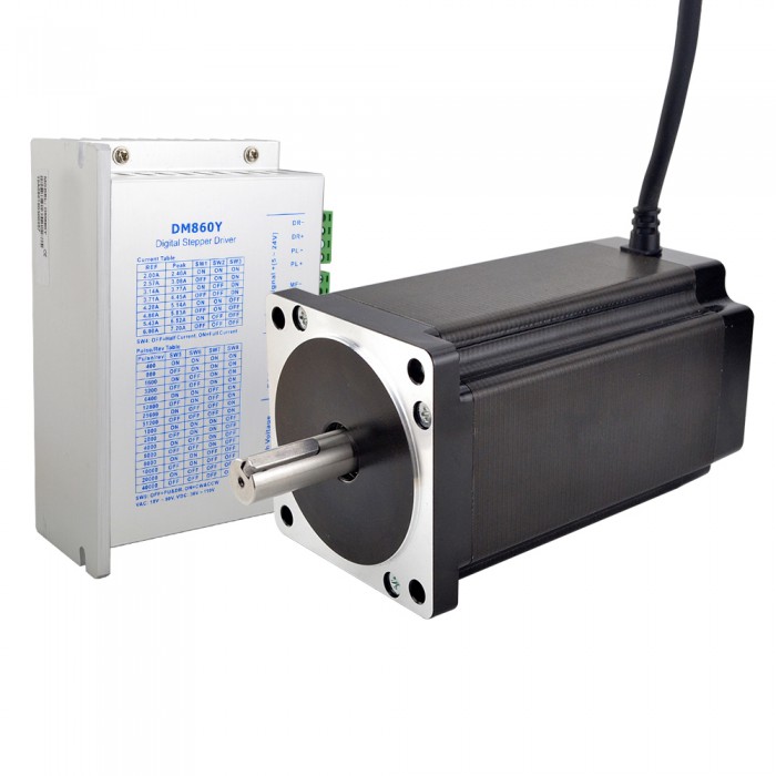 1 Axis Stepper CNC Kit 12.0 Nm(1699.68oz.in) Nema 34 E Series Stepper Motor & Driver