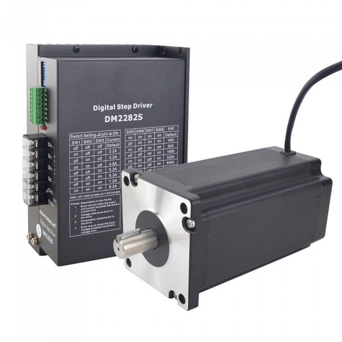1 Axis Stepper CNC Kit 30 Nm(4249.2oz.in) Nema 42 Stepper Motor & Digital Stepper Driver