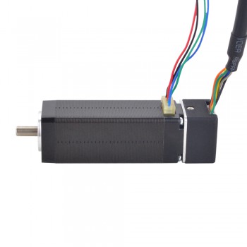 Nema 8 Closed Loop Stepper Motor 1.8 Deg 0.054 Nm/7.65oz.in 0.8A 2 Phase with Encoder 1000CPR