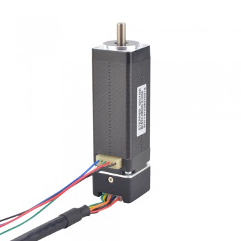 Nema 8 Closed Loop Stepper Motor 1.8 Deg 0.054 Nm/7.65oz.in 0.8A  2 Phase with Encoder 1000CPR