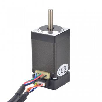 Nema 11 Closed Loop Stepper Motor Bipolar 1.8 Deg 0.1Nm 0.67A 2 Phase with Encoder 1000CPR