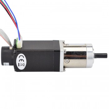 Nema 11 Closed-loop Geared Stepper 1.8 Deg L=51mm 0.14Nm 0.67A 8.04V with14:1 Planetary Gearbox & Encoder 300CPR