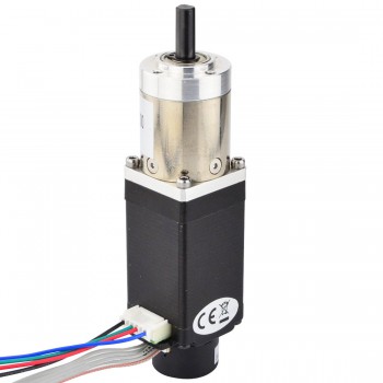 Nema 11 Closed-loop Geared Stepper 1.8 Deg L=51mm 0.14Nm 0.67A 8.04V with14:1 Planetary Gearbox & Encoder 300CPR