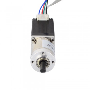 Nema 11 Closed-loop Geared Stepper 1.8 Deg L=51mm 0.14Nm 0.67A 8.04V with14:1 Planetary Gearbox & Encoder 300CPR