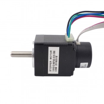 Nema 11 Closed Loop Stepper Motor Bipolar 1.8 Deg 0.07Nm/9.91oz.in 0.67A 3.75V with Encoder 300CPR